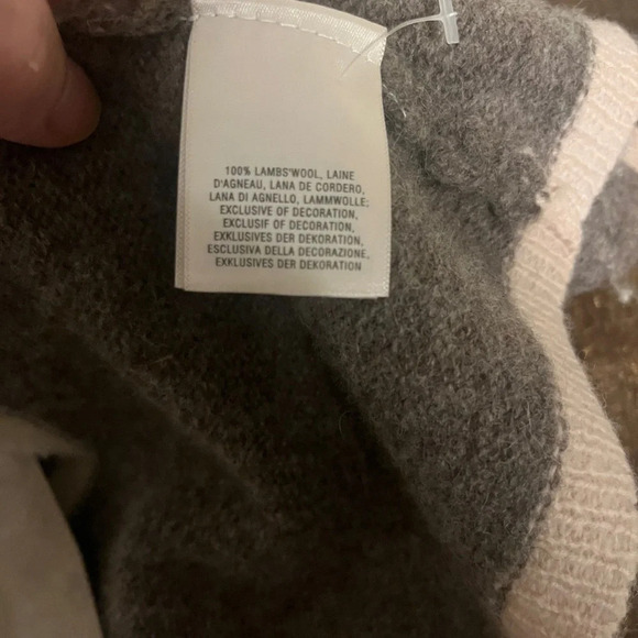 Anthropologie Angel of the North Lambswool Suede Pocket Belted Cardigan Sweater - Picture 8 of 10